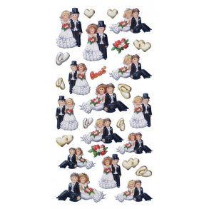 Stickers SOFTY Bryllup