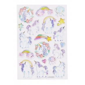 Stickers GLOSSY Enhjrning