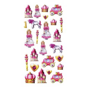 Stickers SOFTY Prinsesse