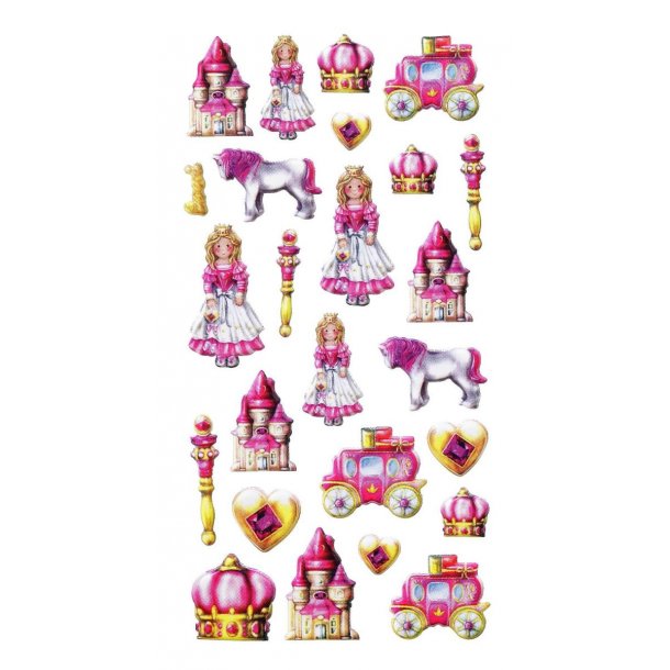 Stickers SOFTY Prinsesse