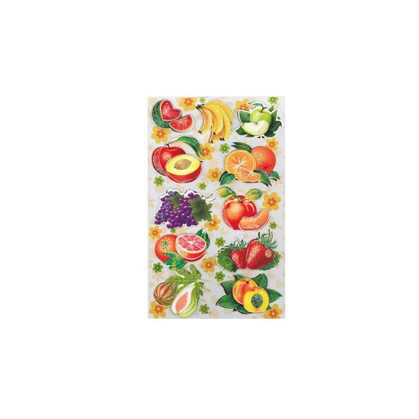 Stickers 3D Handmade frugt