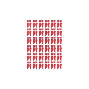 Stickers danske flag mellem