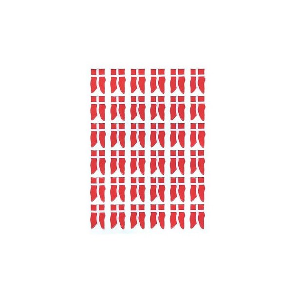 Stickers danske flag mellem