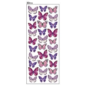 Stickers Holografisk Sommerfugle