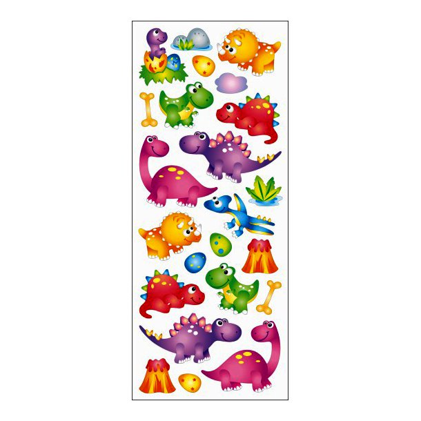 Stickers Holografisk Dinosaurs