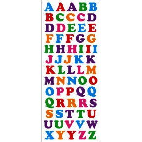 Stickers Holografisk Bogstaver