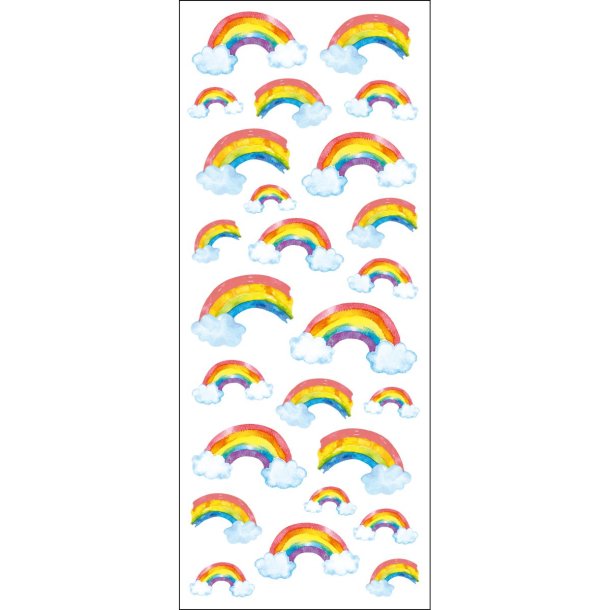 Stickers Holografisk Regnbue