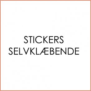 Stickers/Selvklæbende