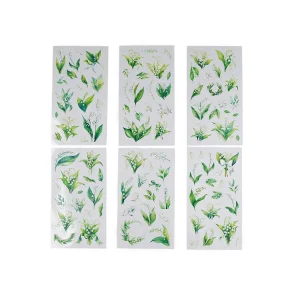 Stickers Transparent Vinterg�k - 6 ark