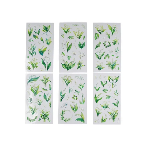 Stickers Transparent Vinterg�k - 6 ark