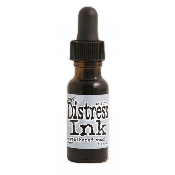 Ranger - Tim Holtz Distress Re-Inker - Weathered Wood - TIM20318