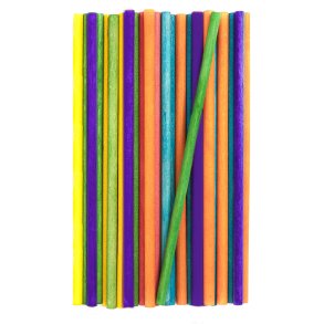 Trpinde - Rundstok Farvet