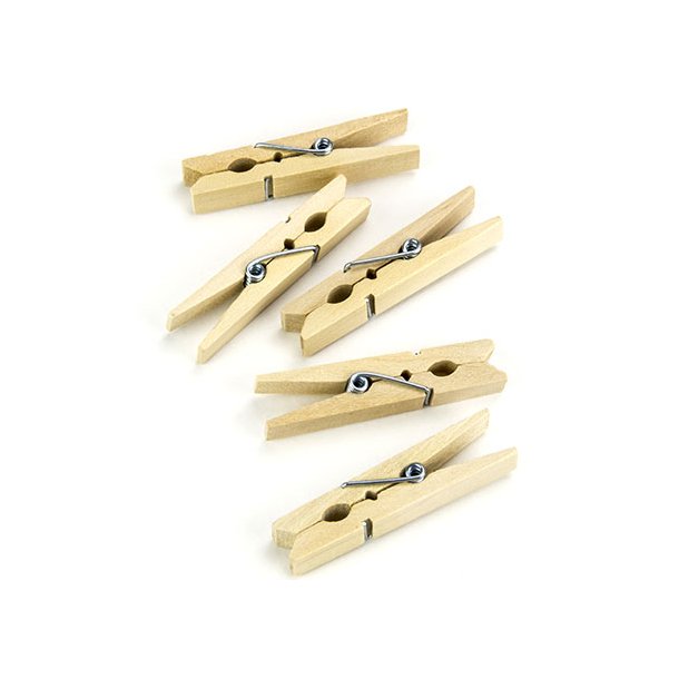 Mini Trklemmer Natur 3cm 50stk.