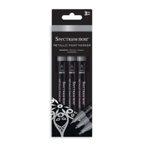 Spectrum Noir Metallic Paint Markers Quicksilver 