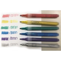 STEN TUSCH GLITTER 6STK