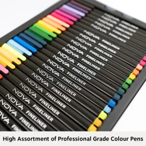 Nova Premium Farvede Fineliners 48 stk 