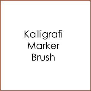 Kalligrafi/Marker/Tusch