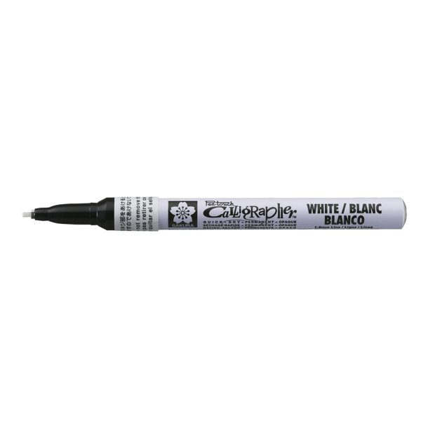 Sakura Pen-touch Calligrapher Kalligrafi 1.8mm Fine Hvid