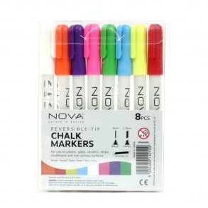 Nova Chalk Markers Reversible-Tip
