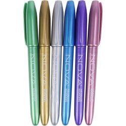 Metallic Markers 6 stk - 3mm