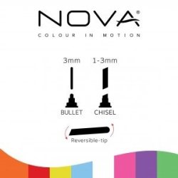 Nova Chalk Markers Reversible-Tip