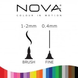 Nova Brush Pens Dual-Tip