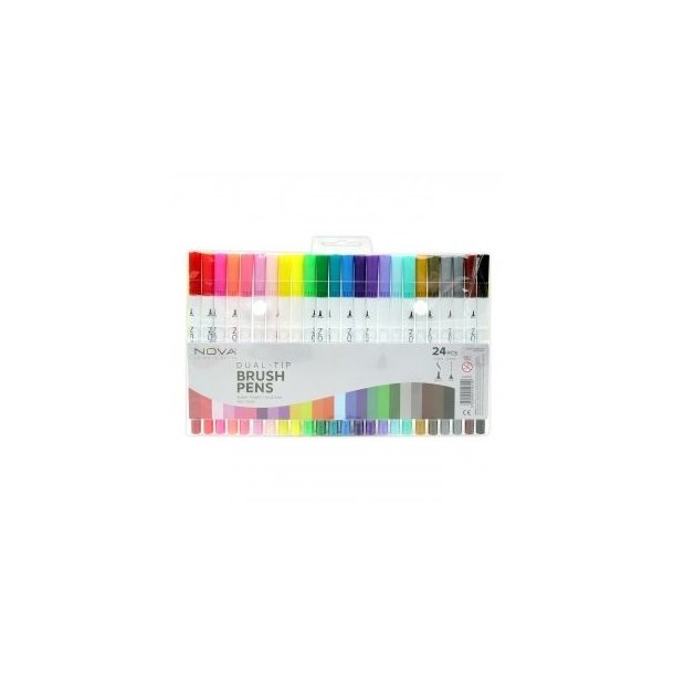 Nova Brush Pens Dual-Tip