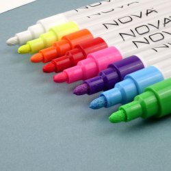 Nova Large Chalk Markers Reversible-Tip 