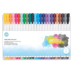 Docrafts Artiste Fine Liner Pen Set 24pk 