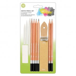 Docrafts Artiste Sketch Pencil Set 12pk DOA856103