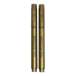 Marker Metallic Guld Pen - 2 stk