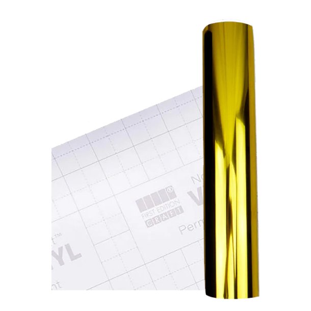 Vinyl Permanent Metallic Guld 33 x 91.4 cm