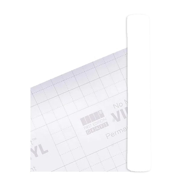 Vinyl Permanent Gloss / Hjglans Hvid 33 x 91.4 cm