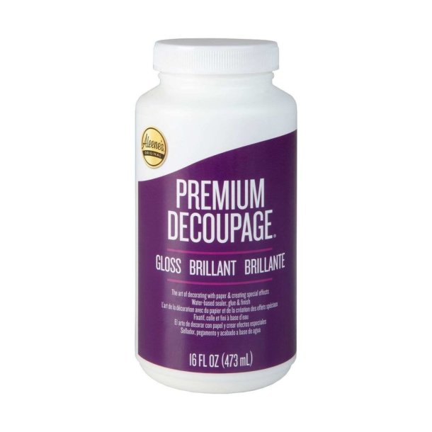 Premium Decoupage Limlak Gloss Blank 473 ml