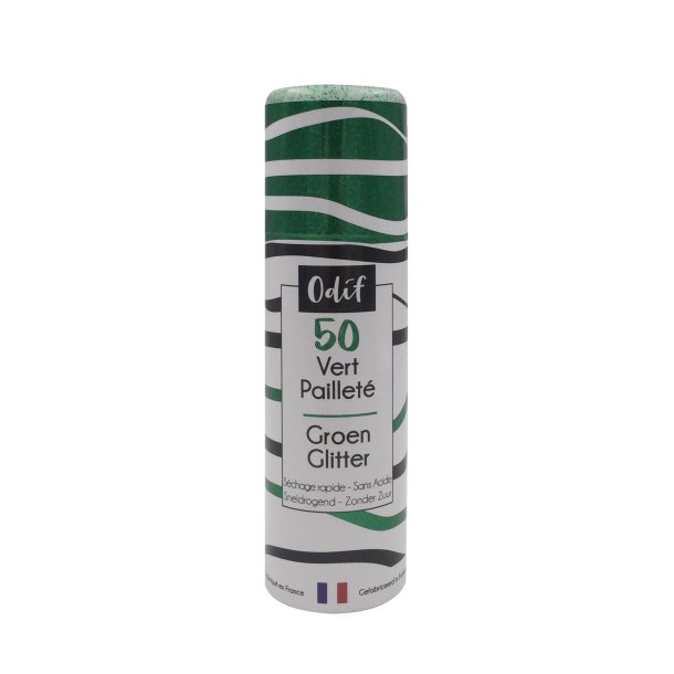 Odif Glitter Varnish Green