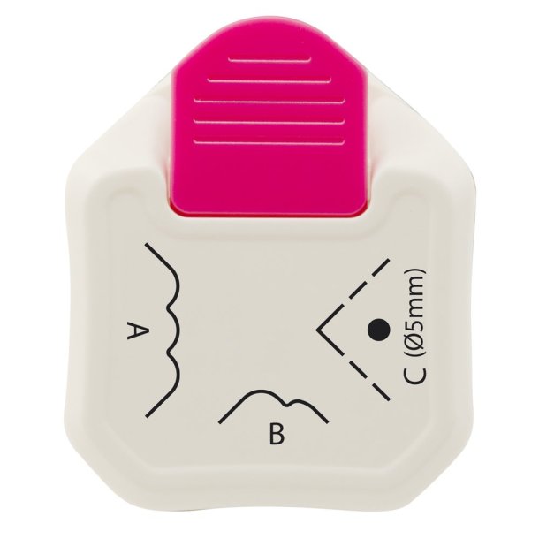 Vaessen Creative Punch 3 i 1 Corner / Hjrne Tag/Label 