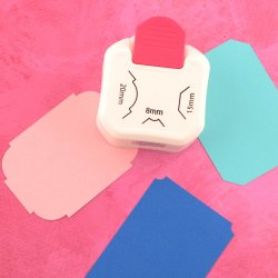 Vaessen Creative Punch 3 i 1 Corner / Hjrne Tag/Label 8-15-20mm