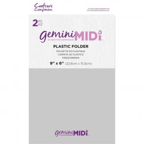 Gemini Midi Plastic Folder 2 stk