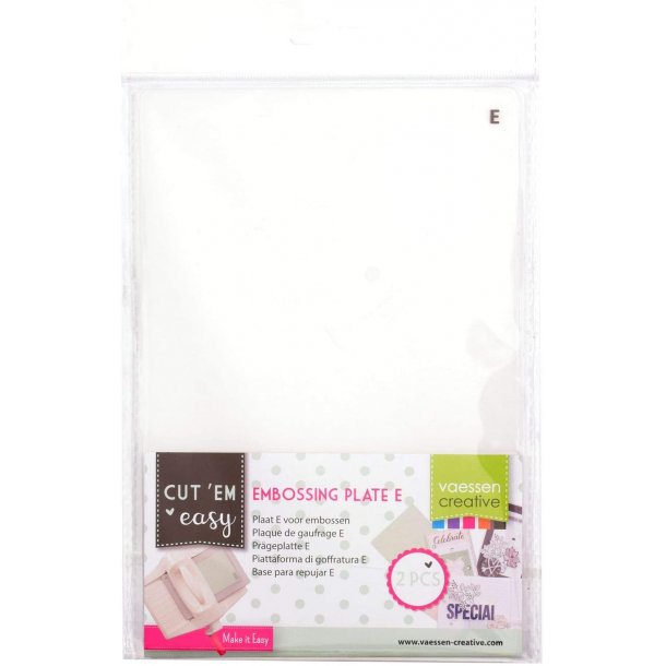 Vaessen Creative - Cut'Em easy Plate E - 2137-065