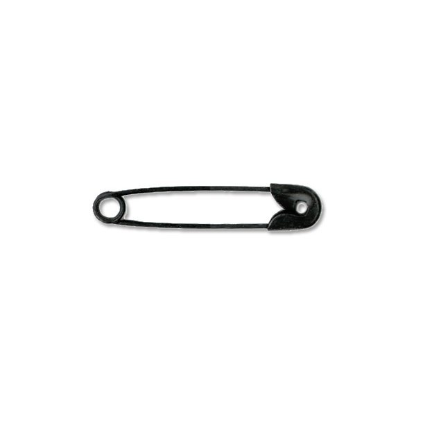 Sikkerhedsnle sort 28mm 65stk 