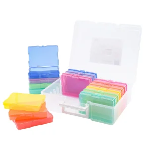 Opbevarings Boks 30 x 37.5 x 13 cm Med 16 Sm Bokse