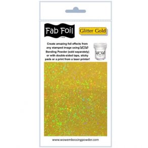 WOW Fab Foil Glitter Gold - Glitter Guld 10cmx1m W216-GG15