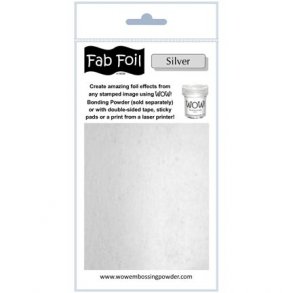 WOW Fab Foil Bright Silver - Lys Slv 10cmx1m W216-S01 