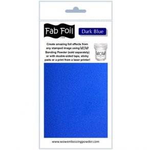 WOW Fab Foil Dark Blue - Mrk Bl 10cmx1m W216-BL23
