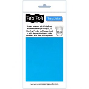 WOW Fab Foil Torquoise - Turkis 10cmx1m  W216-TU70