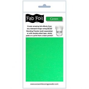 WOW Fab Foil Green - Grn 10cmx1m W216-GR80