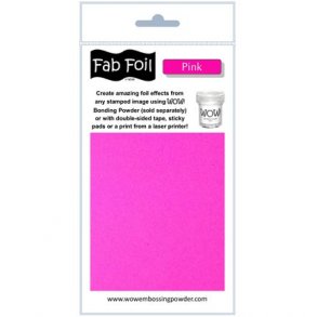WOW Fab Foil Pink 10cmx1m W216-PK52