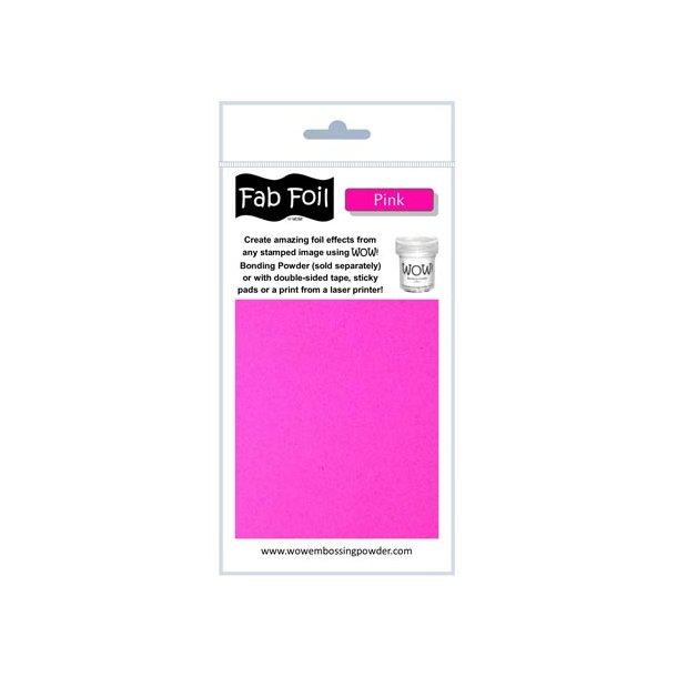 WOW Fab Foil Pink 10cmx1m W216-PK52
