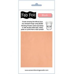 WOW Fab Foil Blush - Pudderfarvet 10cmx1m W216-SAL30