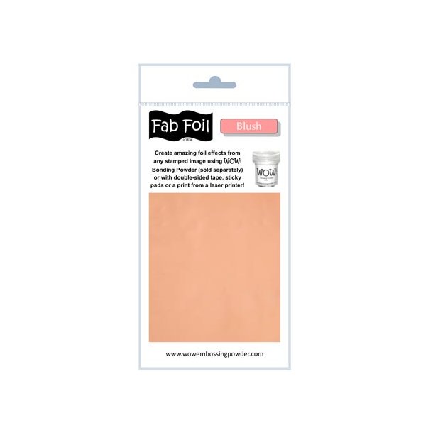 WOW Fab Foil Blush - Pudderfarvet 10cmx1m W216-SAL30